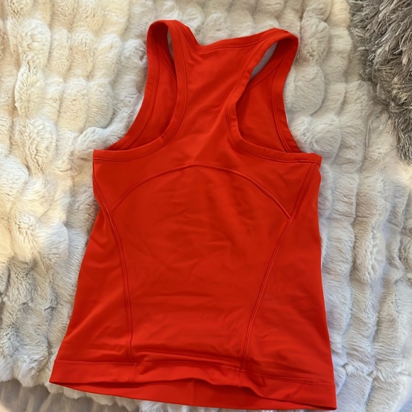 LULU LEAMON 2023 SUMMER COLLECTION ORANGE NEW TANK TOP - Picture 3 of 3